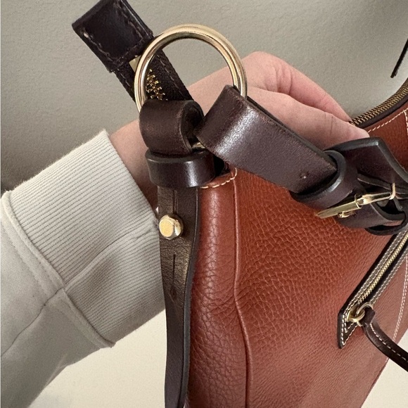 Dooney & Bourke handbag Brown And Dark Brown Single Strap Safari - Picture 16 of 16